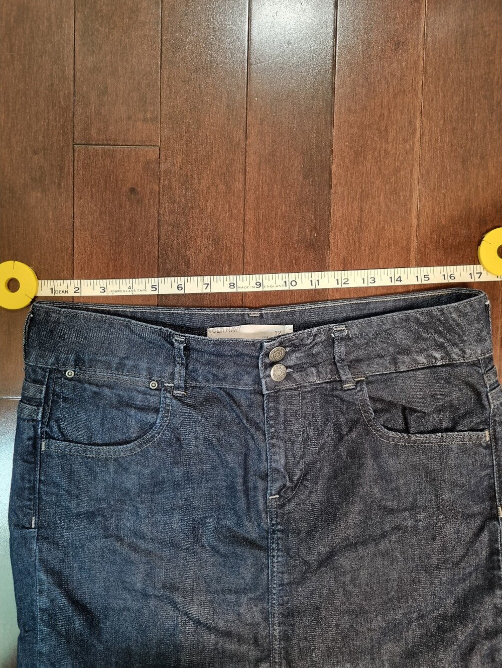 Old Navy | Navy Blue Denim Mini Skirt - Picture 5 of 5